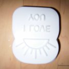 I Love You  Stencil Toast Size W Magnet  BNK1433