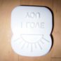 I Love You  Stencil Toast Size W Magnet  BNK1433