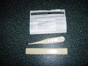 Deluxe Digital Thermometer W Case  BNK1440