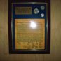 The United States Declaration Of Independance Framed BNK1445