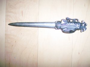 Letter Opener With Golf Bag On Handle  BNK1447