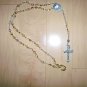 Rosary Gold Tone Crystal Beads  BNK1451