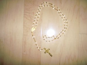Rosary Clear Tone Crystal Beads  BNK1452