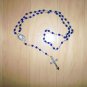 Rosary Navy Crystal Beads  BNK1453