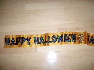 Happy Halloween Streamer  74"  BNK1545