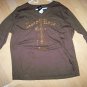 Hard Rock 3/4 Sleeve Brown With VNeck XXL  BNK1551