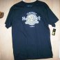 Hard Rock Shirt Black W Silver & Gold Logo Large  BNK1556
