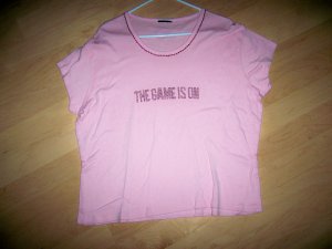Hard Rock Shirt Pink "Game Is On" Large BNK1558