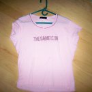 Hard Rock Pink Shirt Game Is On Medium BNK1567