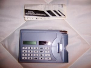 Calender,Clock And Calculator Pocket Size  BNK1705