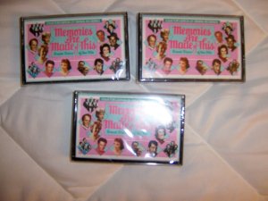 Cassettes Memories Are Made Of This  Set Of Three  BNK1708