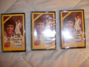 Cassettes Set Of Three Elvis His Greateat Hits  BNK1712