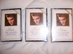 Cassettes Elvis The Legend Lives On Set Of Three Collectors Edition BNK1716