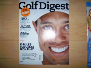 Golf Digest Magazine Jan 09 Tiger  BNK1817