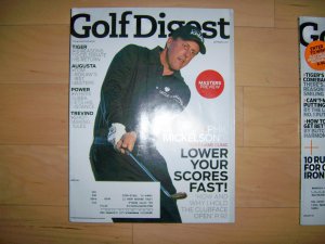 Golf Digest Magazine April 2009  Phil Mickelson  BNK1818