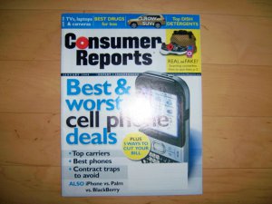 Consumer Reports MagazineJan 2008  BNK1821