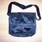 Black Simulated Leather PVC Messanger Bag/Purse Shoulder Type BNK1878