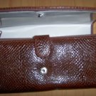 Clutch Purse Brown Allegater Style  BNK1879