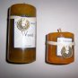 Set Of Two Feng Shui Candles Wood Scented BNK1896