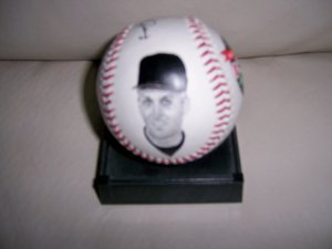 Cal Ripon And Lou Gehrig Autographed Baseball BNK1925