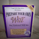 Prepare Your Will  Kit By Legal Self Help  BNK1944