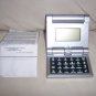 Hand Calculator & Calendar In Silver Stand Up Case BNK1958
