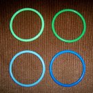Bangle Bracelets Set Of Four  Green & Blue  BNK1968