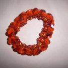 Russet To Orange Stretch Pepples Bracelet BNK1971