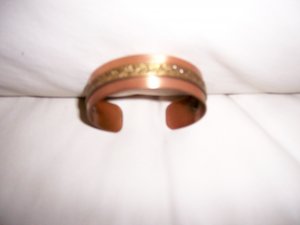 Copper Bracelet w Filagree Decoration  BNK1972