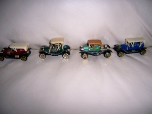 Collectable Miniture Old Vehicals Set Of Four   BNK1999