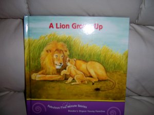 "A Lion Grows Up" Hardcover Book  BNK2049