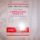 Laminating Sheets 4 1/2"x6 1/2"  6 Sheets  BNK2072