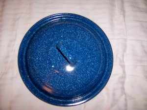 Blue Enamel 7 1/2" Cover  BNK2086