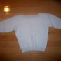 Ladies/Misses Sweater White 3/4  Sleeves Size 34 BNK2111