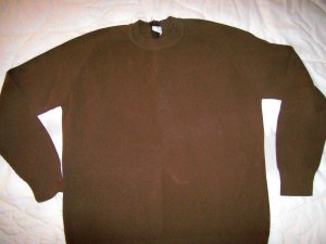 Ladies/Misses Brown L Sleeve Sweater Size 34 BNK2112