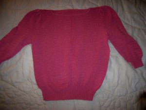 Ladies/Misses Sweater Rose Color Size 34  BNK2113