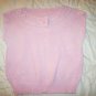 Ladies/Misses Pink Sleeveless Sweater Size 32 BNK2121