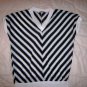 Ladies/Misses Black/White Sleeveless Top Size 32 BNK2124