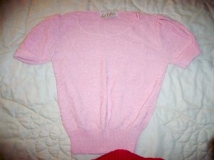 Ladies/Misses Pink Short Sleeves Size 32 Top  BNK2127