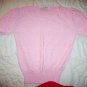 Ladies/Misses Pink Short Sleeves Size 32 Top  BNK2127