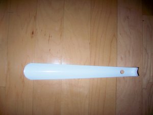 Shoe Horn White Metal 12" Long BNK2137