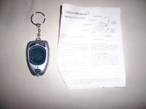 Silver Key Chain With 12 Second Recorder & Play Back BNK2141