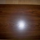 Walnut Wood Finish On Pressboard Rotating Tray 21x16 BNK2160