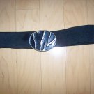 Ladies/Misses Black w Gold/Black Buckle Size 26  BNK2172