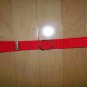 Ladies/Misses Red Cloth Type Belt Size 28-30  BNK2174