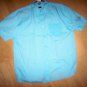 Men's Shirt Lt Aqua Hard Rock Labeled Size 17  BNK2180