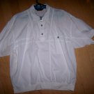 Men's White Short Sleeve Shirt By David Taylor Size 17 1/2 BNK2182