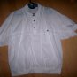 Men's White Short Sleeve Shirt By David Taylor Size 17 1/2 BNK2182