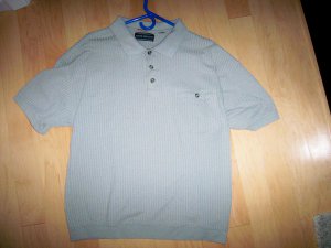Men's Polo Shirt  Light Grey Size 18 Neck  BNK2183