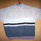 Men's Shirt Tan/Black/White/Grey/Tan Size 17 1/2  BNK2189
